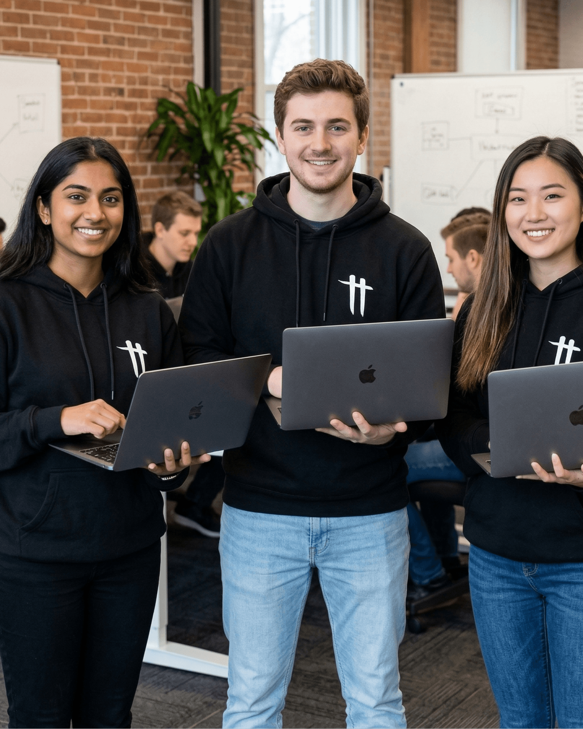 Tech professionals learning through practical training